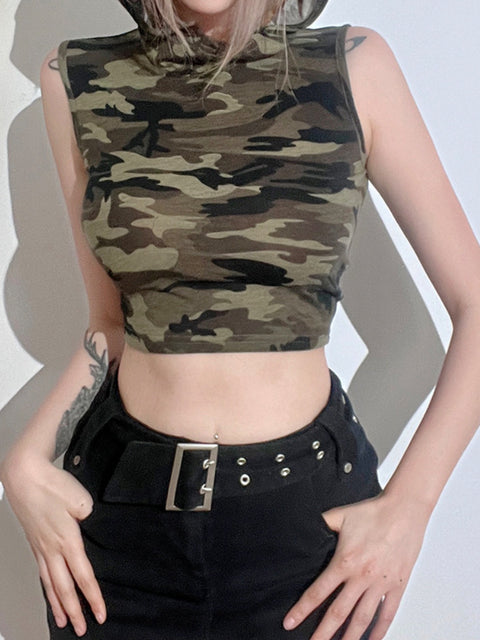 army-green-camo-backless-sexy-hooded-sleeveless-skinny-top-2