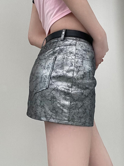 silver-dropped-low-waist-leather-sexy-skinny-mini-skirt-5
