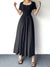 black-spliced-folds-loose-a-line-slim-long-dress-3