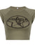 army-green-star-printed-bottomless-short-sleeve-top-4