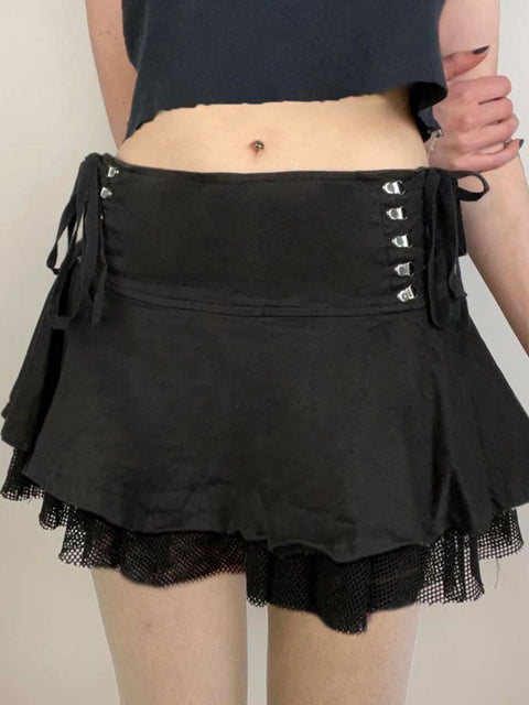 gothic-dark-fishnet-patchwork-pleated-low-waist-short-skirt-1
