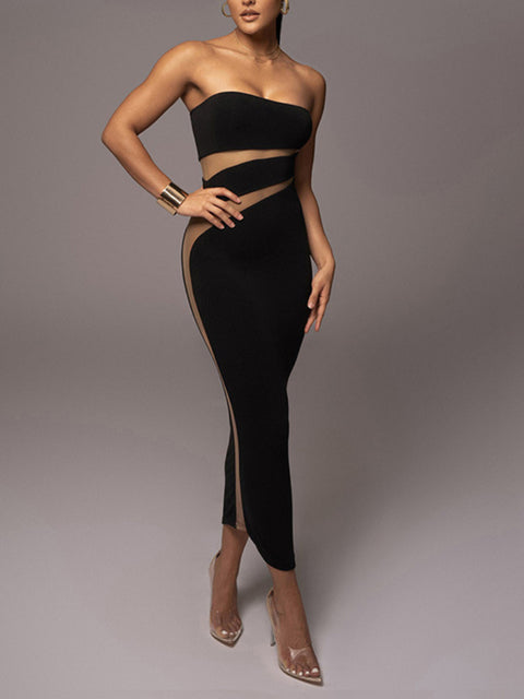 black-sexy-skinny-sleeveless-slim-openwork-long-dress-2