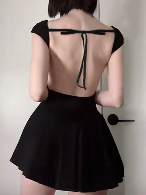 black-backless-tie-up-a-line-dress-1