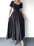 black-spliced-folds-loose-a-line-slim-long-dress-2