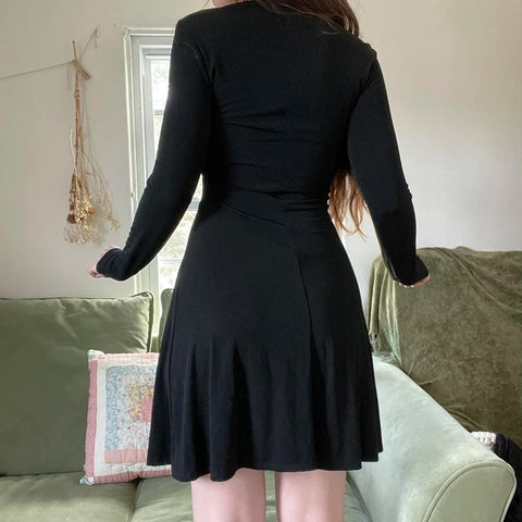 black-square-neck-long-sleeve-dress-3