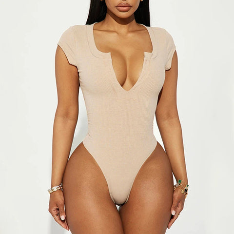 solid-v-neck-skinny-short-sleeve-bodysuit-4