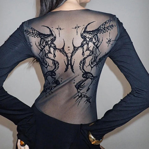gothic-dark-print-mesh-transparent-dress-6
