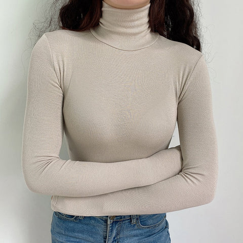 casual-beige-solid-skinny-turtleneck-long-sleeve-bodysuit-4