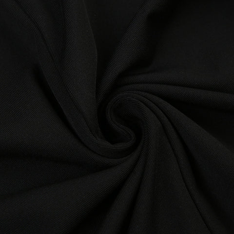 Black Backless Slim Halter Jumpsuit