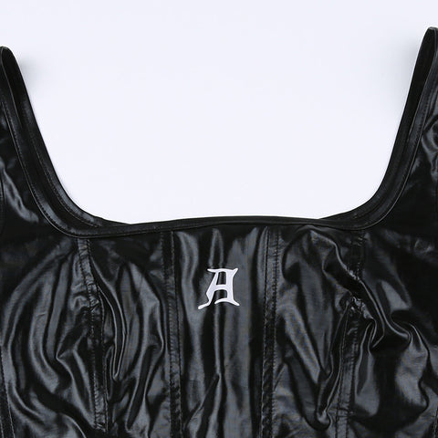 black-sexy-hot-girl-short-printed-leather-top-5