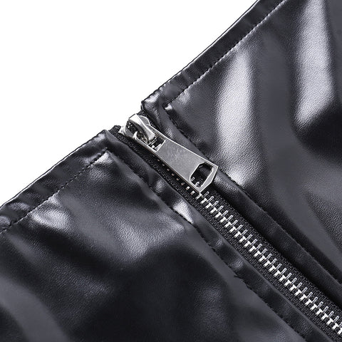 black-split-zipper-leather-metal-chain-punk-sexy-skirt-8