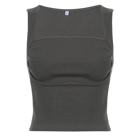 grey-pleated-halter-sleeveless-backless-skinny-top-4