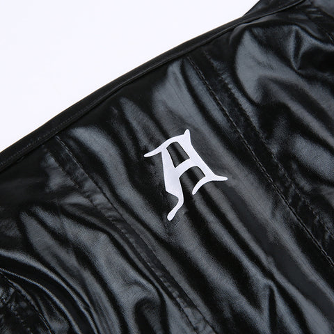 black-sexy-hot-girl-short-printed-leather-top-6