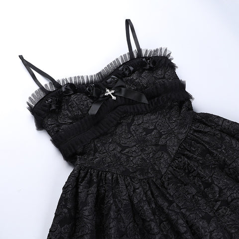 dark-gothic-rose-lace-suspender-v-neckline-short-dress-5
