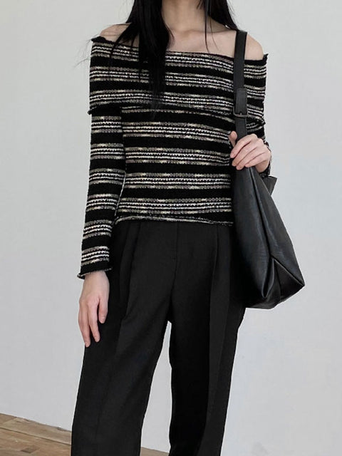 harajuku-gothic-black-stripe-off-shoulder-knitted-grunge-aesthetic-pullover-slash-neck-sweater-1