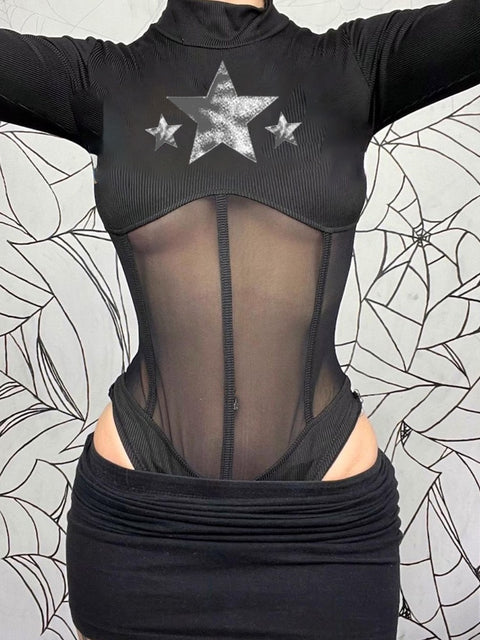 star-print-autumn-winter-party-mesh-patchwork-bodycon-bodysuit-1