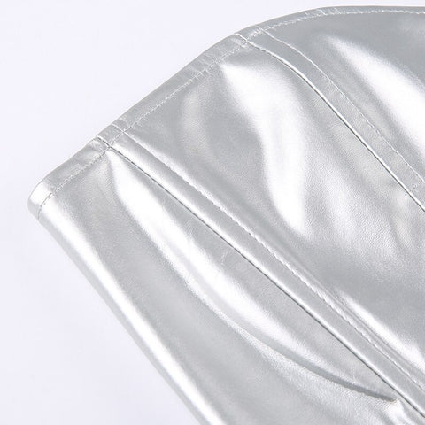 silver-zipper-stitching-off-shoulder-lace-up-sexy-leather-top-9