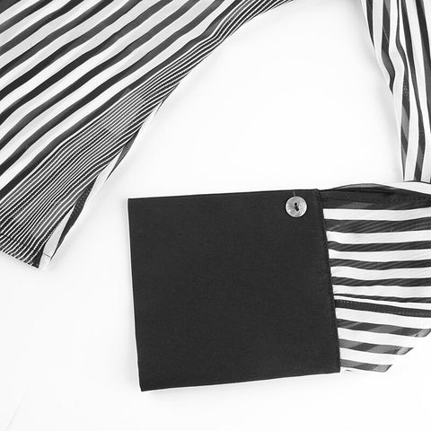 chic-stripe-long-sleeve-chiffon-blouse-cardigan-thin-gothic-buttons-shirts-7