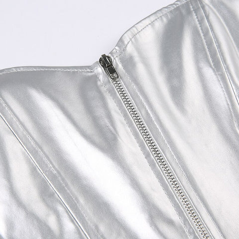 silver-zipper-stitching-off-shoulder-lace-up-sexy-leather-top-7