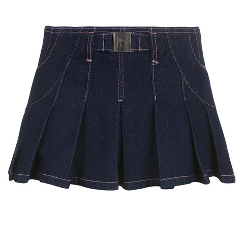 streetwear-line-stitching-zipper-pleated-mini-denim-casual-short-skirt-6