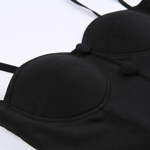 streetwear-black-strap-bustier-camis-button-slim-fashion-elegant-cropped-top-9