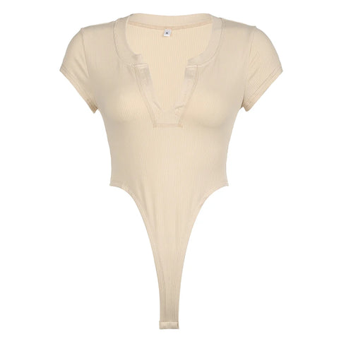 solid-v-neck-skinny-short-sleeve-bodysuit-14