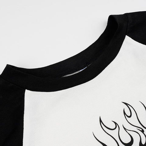 white-and-black-printed-sleeveless-bodycon-basic-short-summer-cute-t-shirt-7