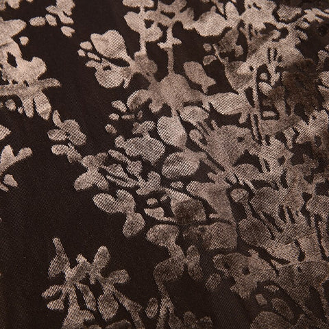 aesthetic-brown-velvet-jacquard-double-layer-fairycore-long-skirt-9