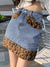 vintage-high-waist-denim-short-leopard-faux-fur-trim-mini-skirt-3