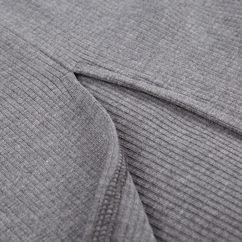 grey-v-neck-basic-bodycon-long-sleeve-casual-slim-elegant-split-dress-6