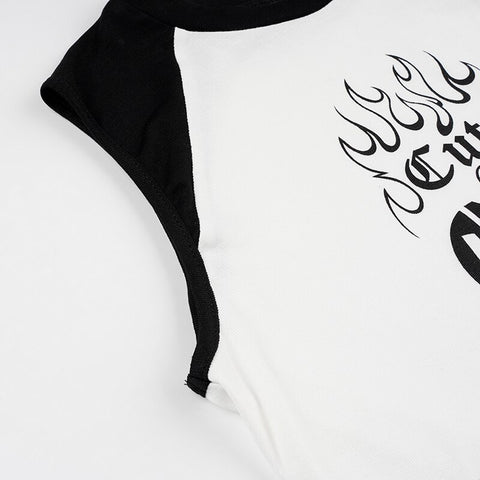 white-and-black-printed-sleeveless-bodycon-basic-short-summer-cute-t-shirt-9