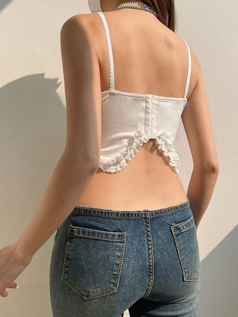 sexy-white-strap-lace-ruffles-patchwork-skinny-top-4