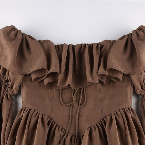 brown-corset-pleated-off-shoulder-ruffles-patchwork-beach-sexy-sundress-6