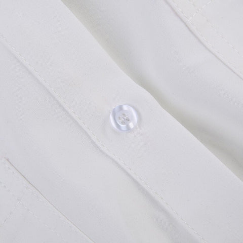 white-sleeveless-stand-collar-basic-buttons-pockets-cardigan-retro-top-10