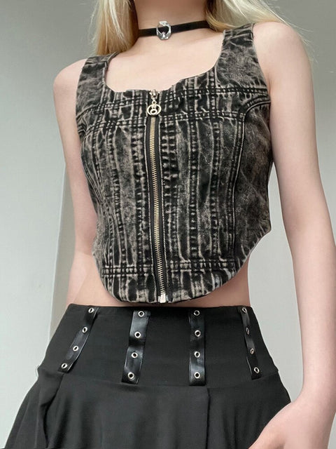 streetwear-grunge-zipper-denim-short-gothic-retro-sleeveless-summer-crop-top-6
