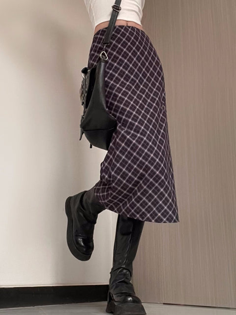 retro-fashion-straight-high-rise-plaid-harajuku-aesthetic-midi-skirt-5