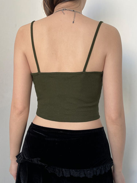 green-lace-trim-camis-mini-knit-skinny-summer-vest-short-chic-basic-crop-top-5