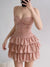 elegant-slip-sexy-folds-three-layer-ruched-mini-dress-2
