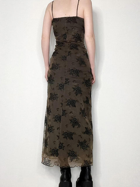 gothic-floral-print-slip-mesh-double-layer-sexy-maxi-dresses-3