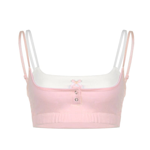 pink-patched-strap-mini-bow-sweet-cropped-slim-tops-5