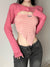 pink-cropped-smock-top-camis-tow-piece-set-sweet-cute-slim-casual-irregular-t-shirt-1