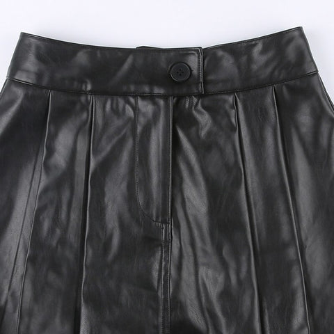 casual-basic-street-high-waist-mini-pleated-preppy-style-short-leather-skirt-7