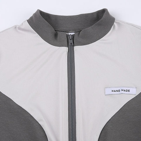 punk-style-bodycon-stitched-short-sleeve-bodysuit-6