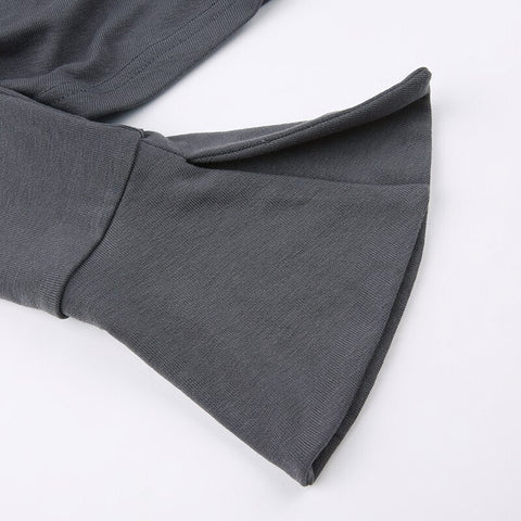 harajuku-flare-sleeve-square-neck-halter-slim-folds-slim-2-pieces-crop-top-11