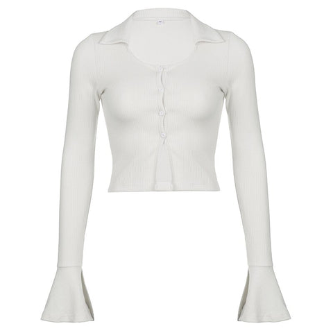 casual-basic-knitted-flare-sleeve-crop-buttons-solid-tops-5