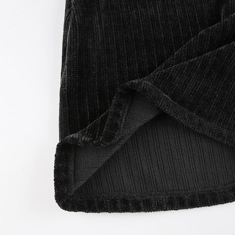 black-velvet-elegant-v-neck-buttons-up-evening-chic-party-short-dress-8