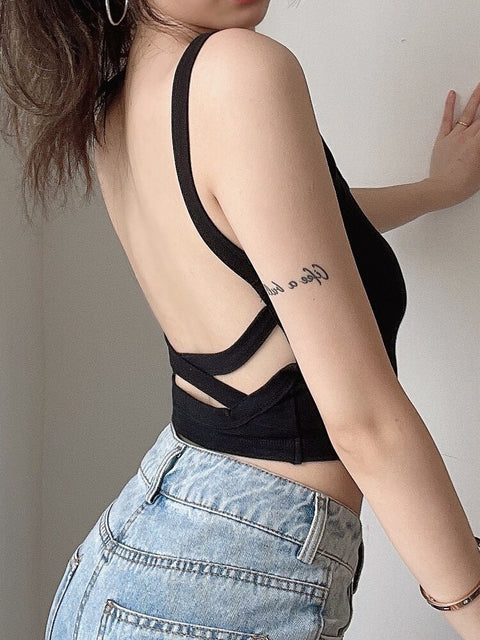 backless-strap-skinny-black-camis-short-casual-basic-slim-bandage-mini-tank-5
