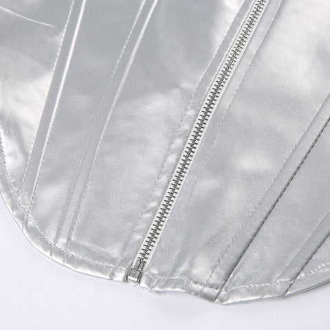 silver-zipper-stitching-off-shoulder-lace-up-sexy-leather-top-10