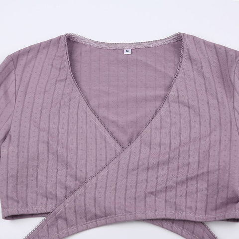 balletcore-crop-wrap-bandage-retro-lace-trim-casual-basic-tie-up-chic-top-8