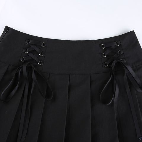 grunge-gothic-black-trim-high-waist-pleated-sexy-lace-up-short-mini-skirt-6
